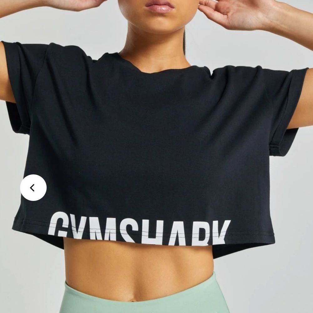 Gymshark crop tee size small